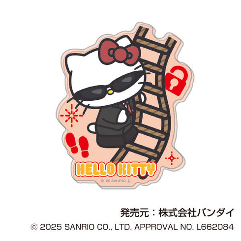 『サンリオキャラクターズ』アクリルステッカー まねっこーで スパイVer.【BOX】